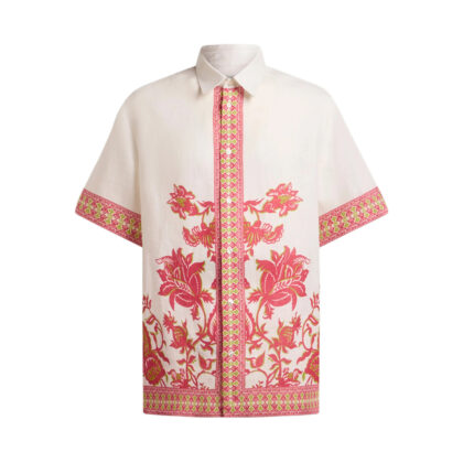 Etro Floral-print Linen Shirt