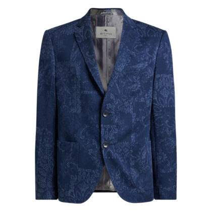 Etro Floral Jacquard Single-breasted Jacket