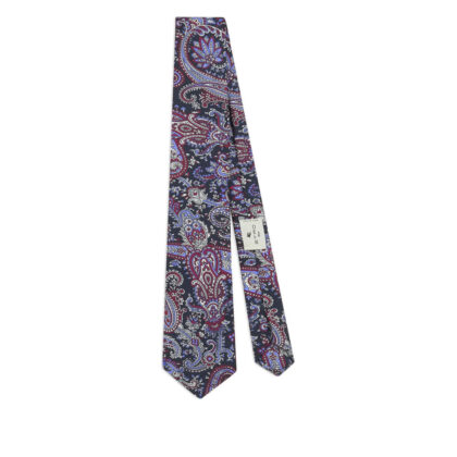 Etro Floral Paisley Silk Tie