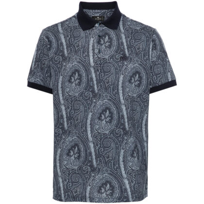 Etro Paisley-print Polo Shirt