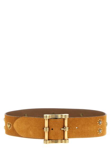 Etro Suede Studded Belt