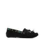 Farm Rio Beaded Fringed Loafers