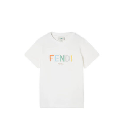 Fendi Logo-embroidered T-shirt
