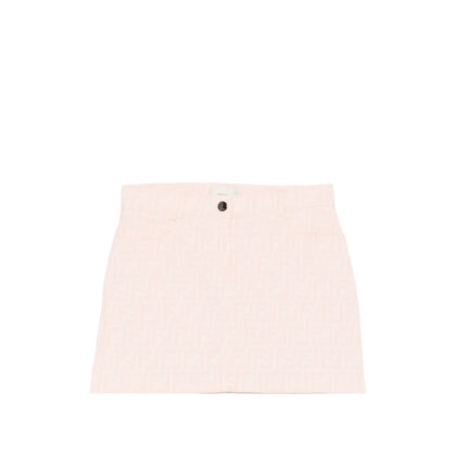 Fendi Logo-pattern Button-fastening Skirt
