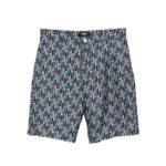 Fendi Monogram-print Silk Shorts