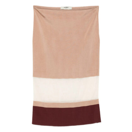 Fendi Panelled Knit Skirt