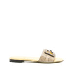 Fendi Snakeskin Leather Sandals