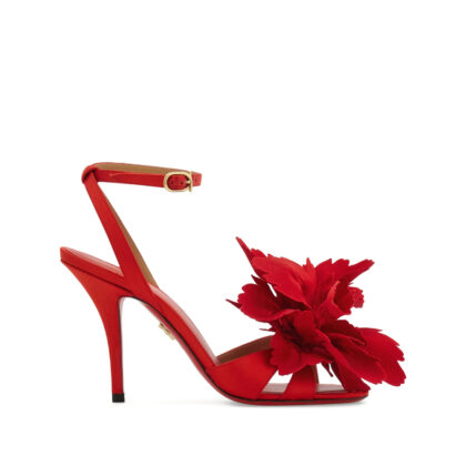 Ferragamo 90mm Flower-embellished High-heel Sandals