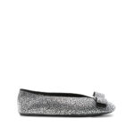 Ferragamo Crystal-embellished Ballet Flat