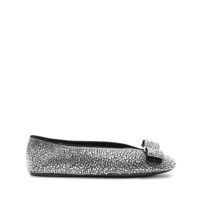 Ferragamo Crystal-embellished Ballet Flat
