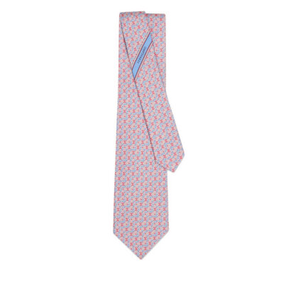 Ferragamo Graphic-print Silk Tie