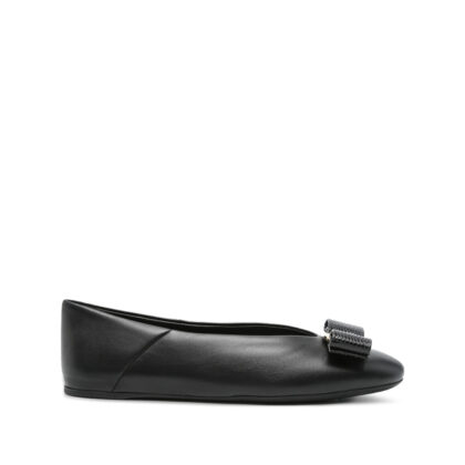 Ferragamo Leather Ballet Flats