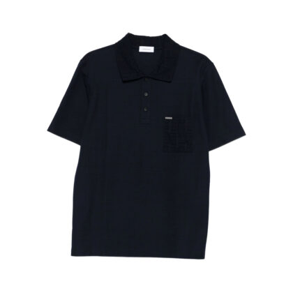 Ferragamo Logo-plaque Polo Shirt