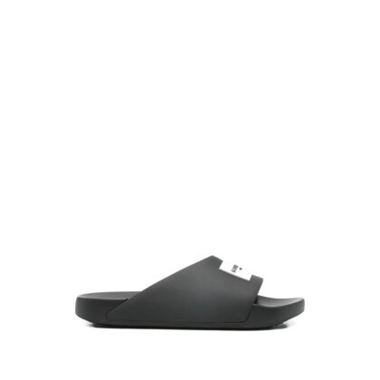 Givenchy LABEL SLIDE FLAT SANDAL
