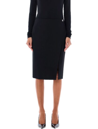 Givenchy Wool Midi Skirt