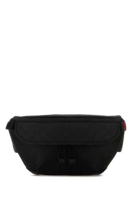 Gucci Black Fabric Large Nexus Belt Bag