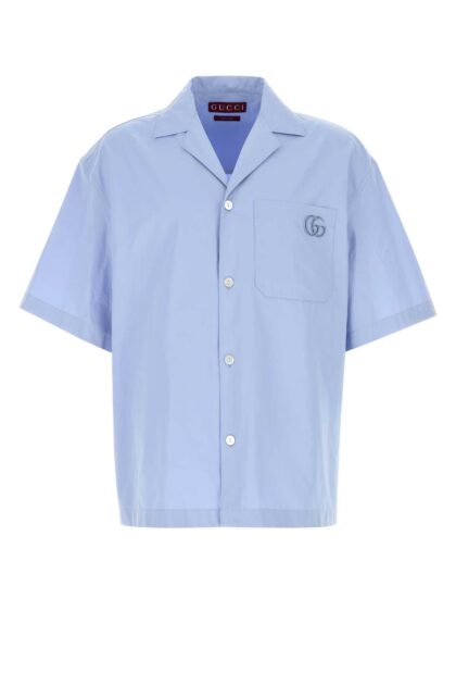 Gucci Powder Blue Poplin Shirt