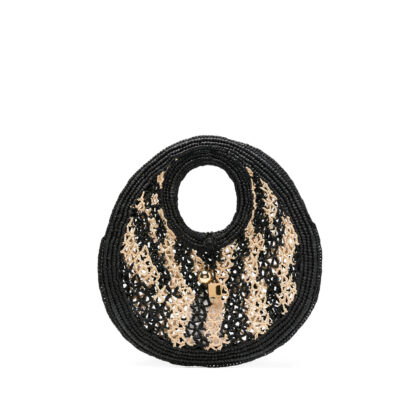 Jacquemus Raffia Circle-handle Tote Bag