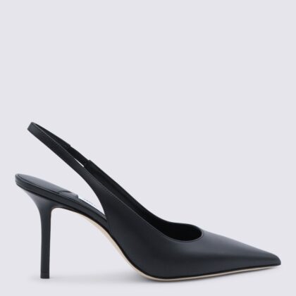 Jimmy Choo Black Leather Pumps