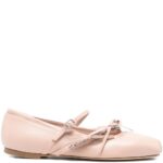 Jimmy Choo Loli Leather Ballet Flats