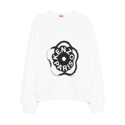 Kenzo Floral-logo Print Sweatshirt