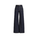 Khaite Delmonico Patch Pocket Wide-leg Jeans