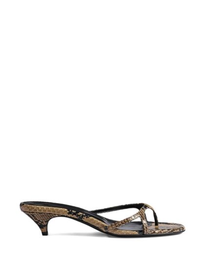 Khaite Mila Leather Sandals