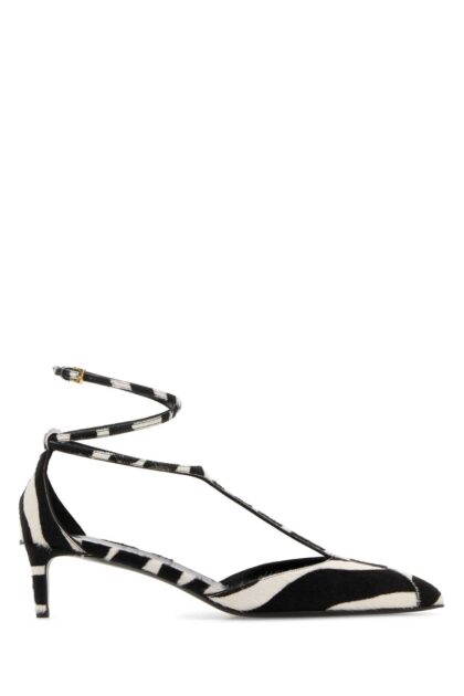 Khaite Printed Calf Hair Mia 45 Pumps