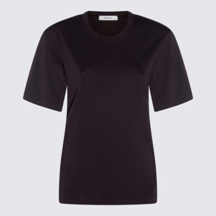 Lemaire Black Cotton T-shirt