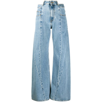 Maison Margiela Décortiqué Wide-leg Jeans
