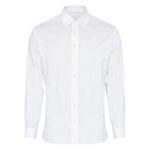 Maison Margiela Long-sleeved Frayed-hem Shirt