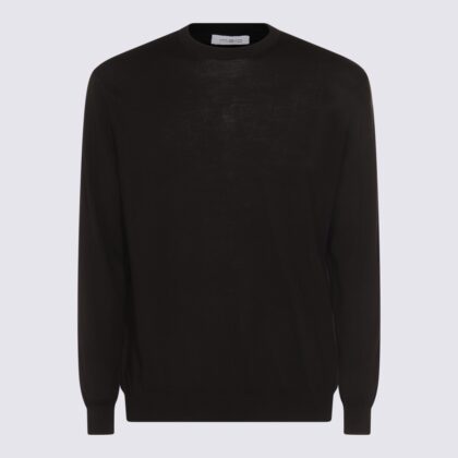 Malo Black Wool Knitwear
