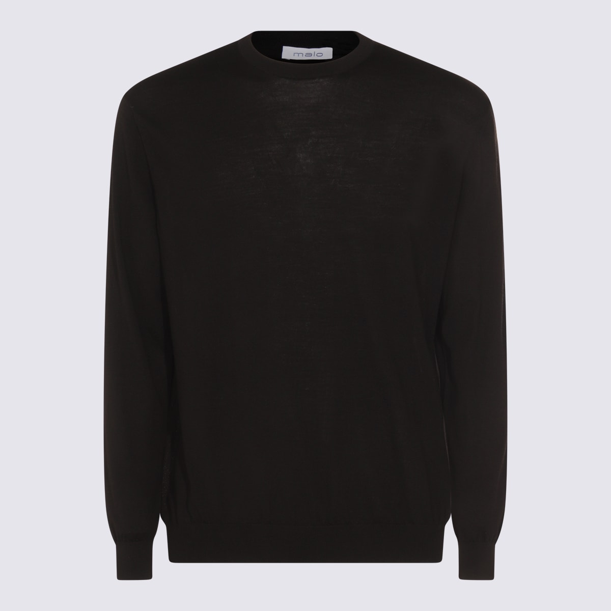 Malo Black Wool Knitwear
