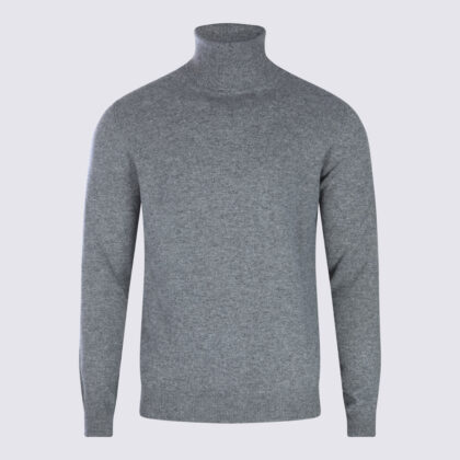 Malo Grey Cashmere Knitwear