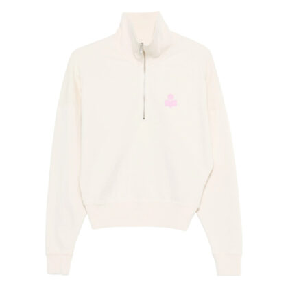 Marant Étoile Ross Zip Logo Knitwear