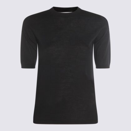 Max Mara Black Gerico Wool Knitwear