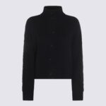 Max Mara Black Wool Afelio Knitwear