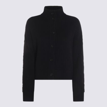 Max Mara Black Wool Afelio Knitwear