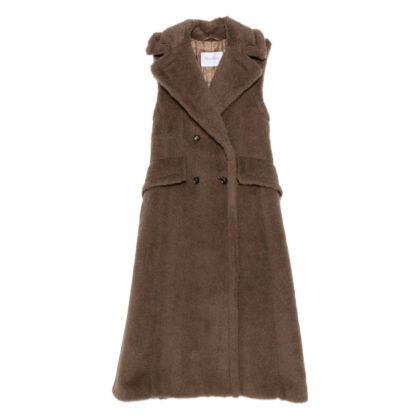 Max Mara Boario Double-breasted Sleeveless Coat