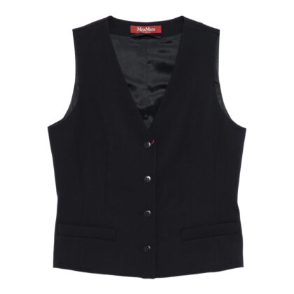Max Mara Studio Buttoned V-neck Gilet