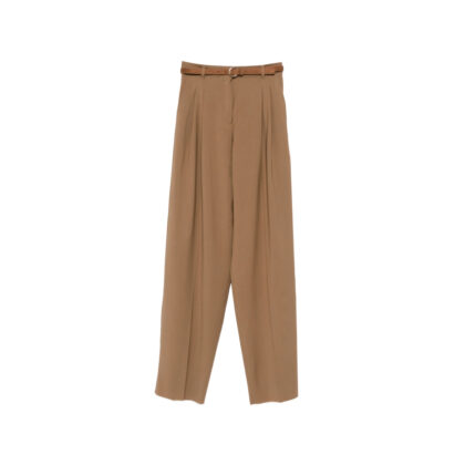 Max Mara Studio Pleated Belted Trousers