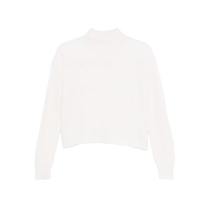 Max Mara Studio Ribbed Mock-neck Sweater