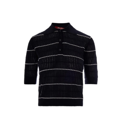 Max Mara Studio Striped Knitted Sweater