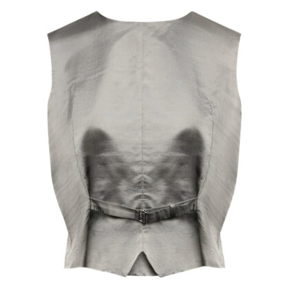 Mm6 Maison Margiela Satin-finish Waistcoat