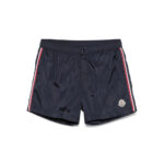 Moncler Stripe-detail Swim Shorts