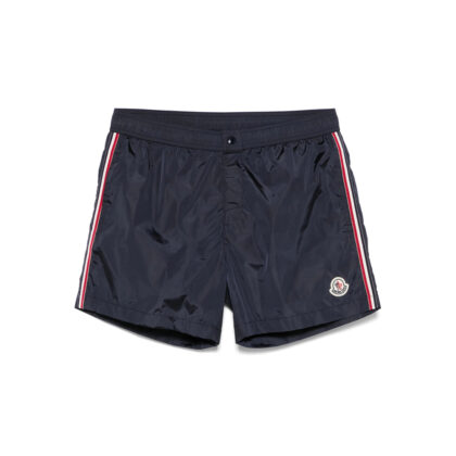 Moncler Stripe-detail Swim Shorts
