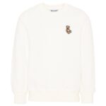 Moschino Ivory Sweatshirt For Kids With Teddy Bear
