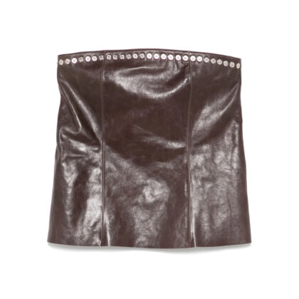 Paloma Wool Leather Mini Skirt