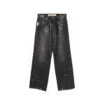 Pdf Leopard Print Denim Jeans