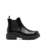 Prada 45mm Leather Chelsea Boots